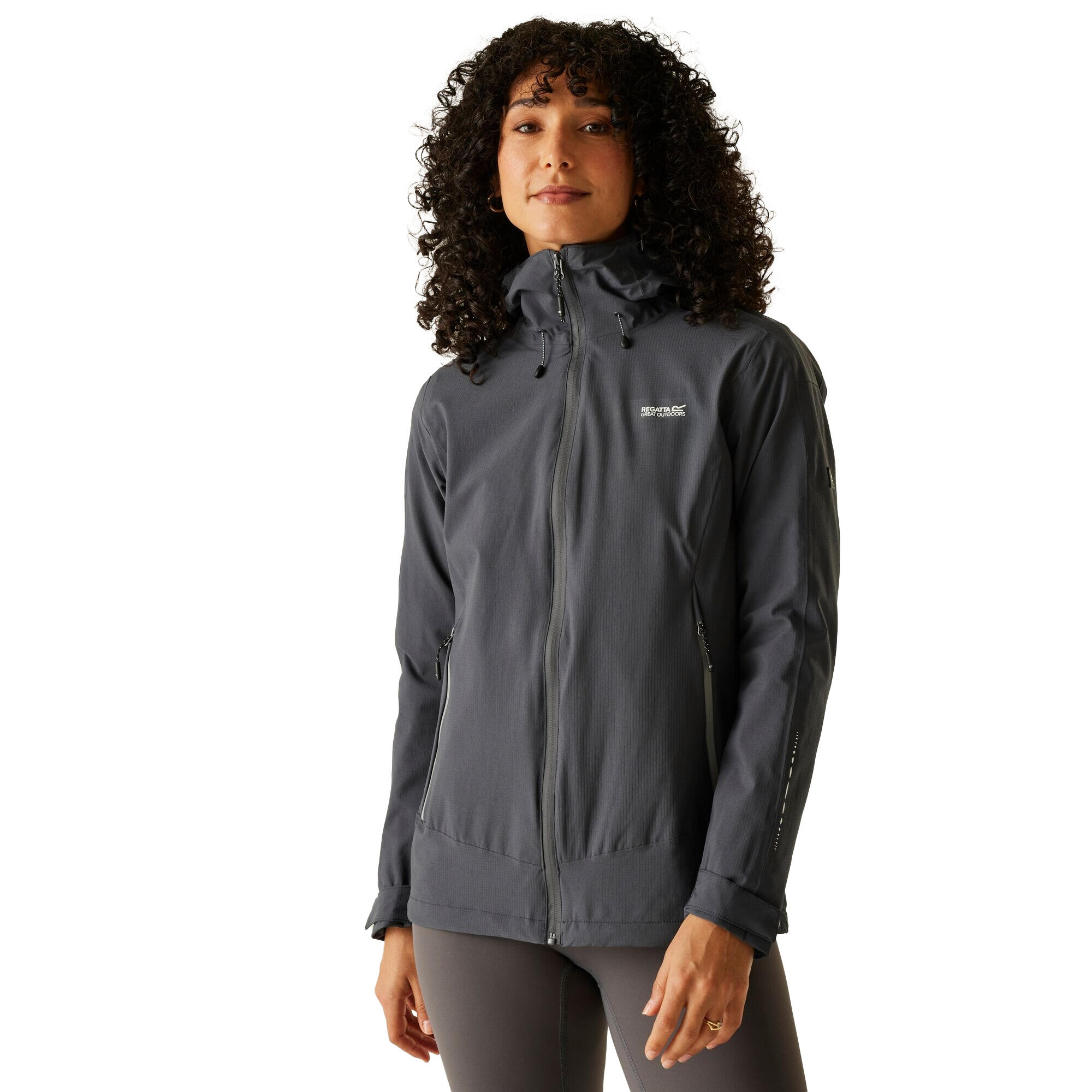 Veste Imperméable OKARA Femme (Gris Phoque / Gris) 4/5