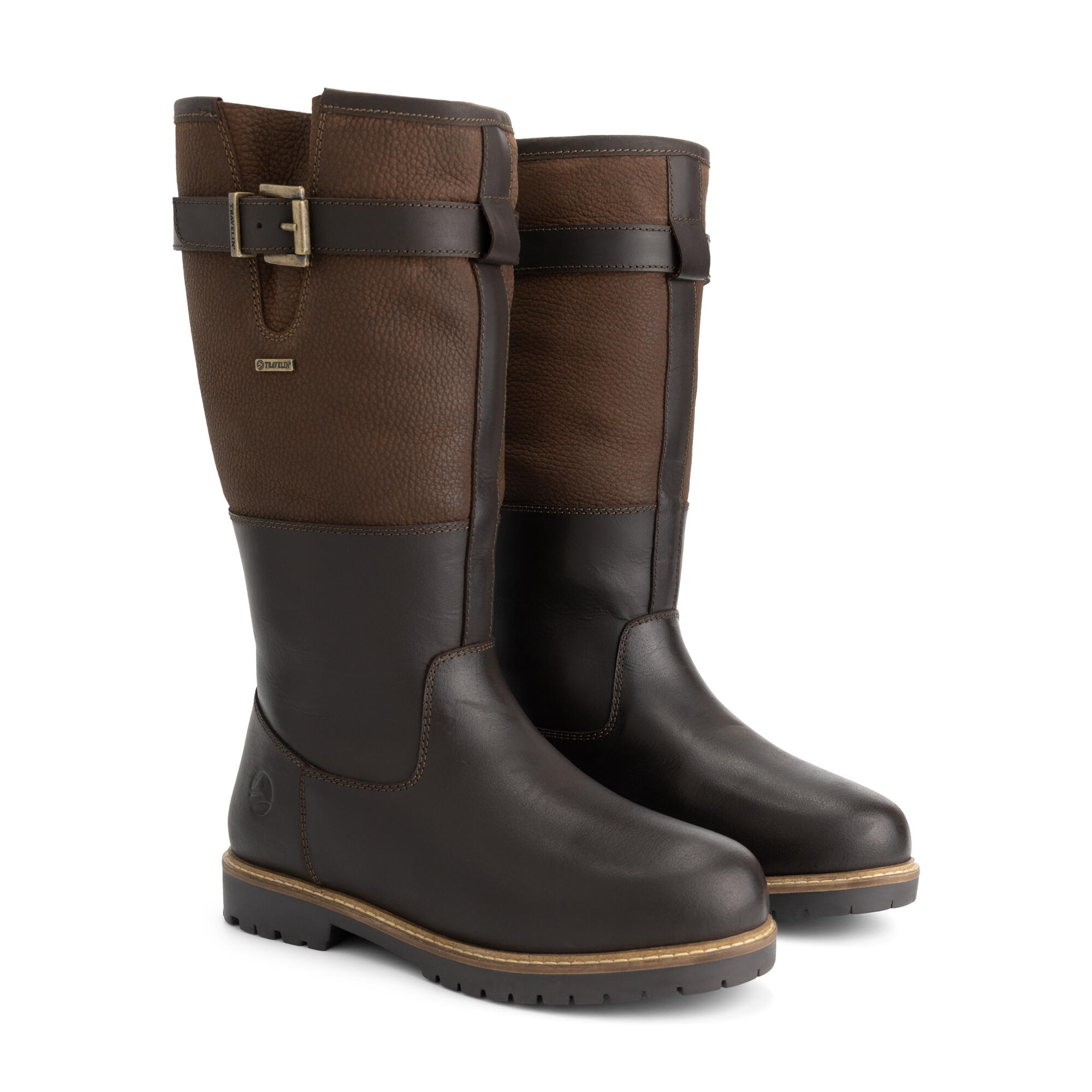 Travelin' - Grimdalen Femmes - Bottes D'Extérieur - Imperméables - Marron Foncé - Bottes - Marron - Decathlon