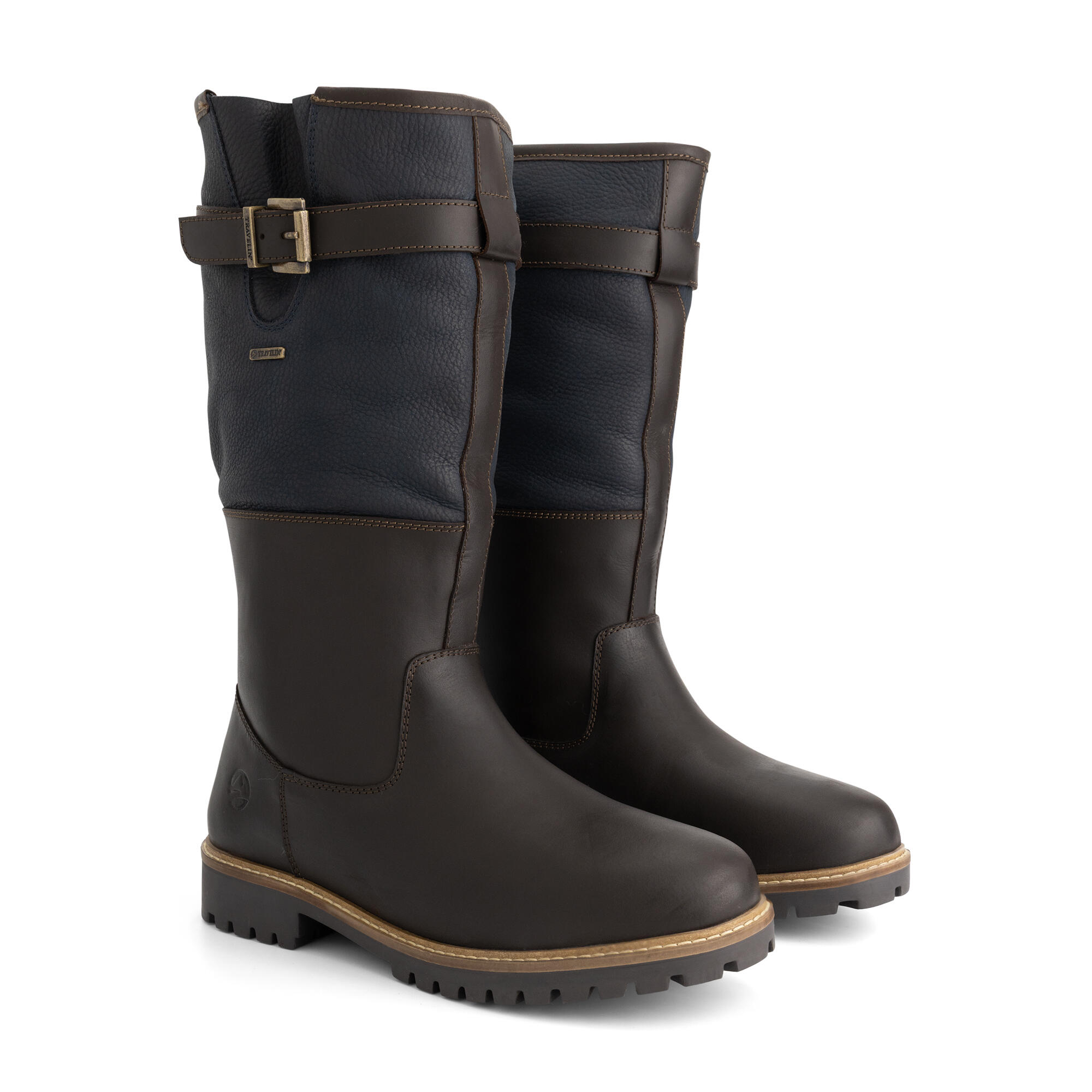 TRAVELIN' Hyllestad Herren - Outdoor-Stiefel - Wasserdicht - Blau