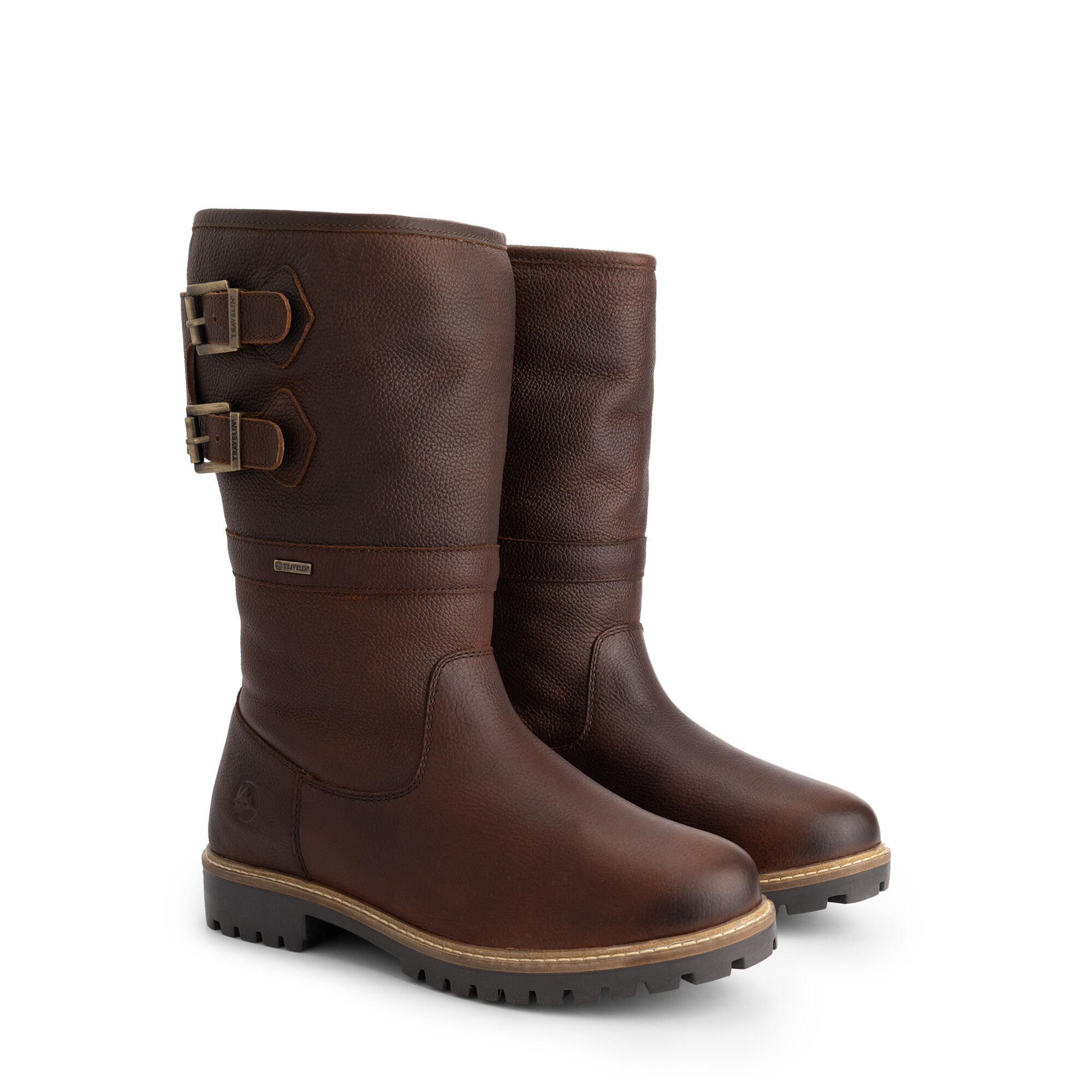 Travelin' - Klondike Homme - Bottes D'Extérieur - Imperméables - Marron Foncé - Bottes - Marron - Decathlon