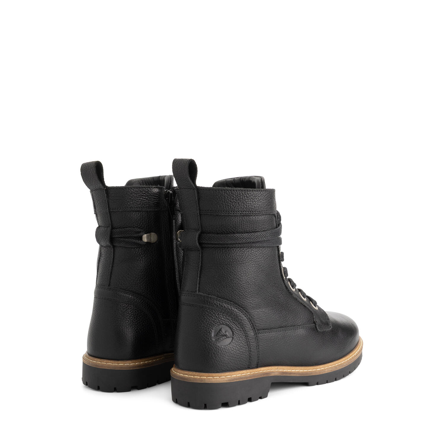 Kongsmark Dames - Veterboots - Wolgevoerd - Zwart 2/6