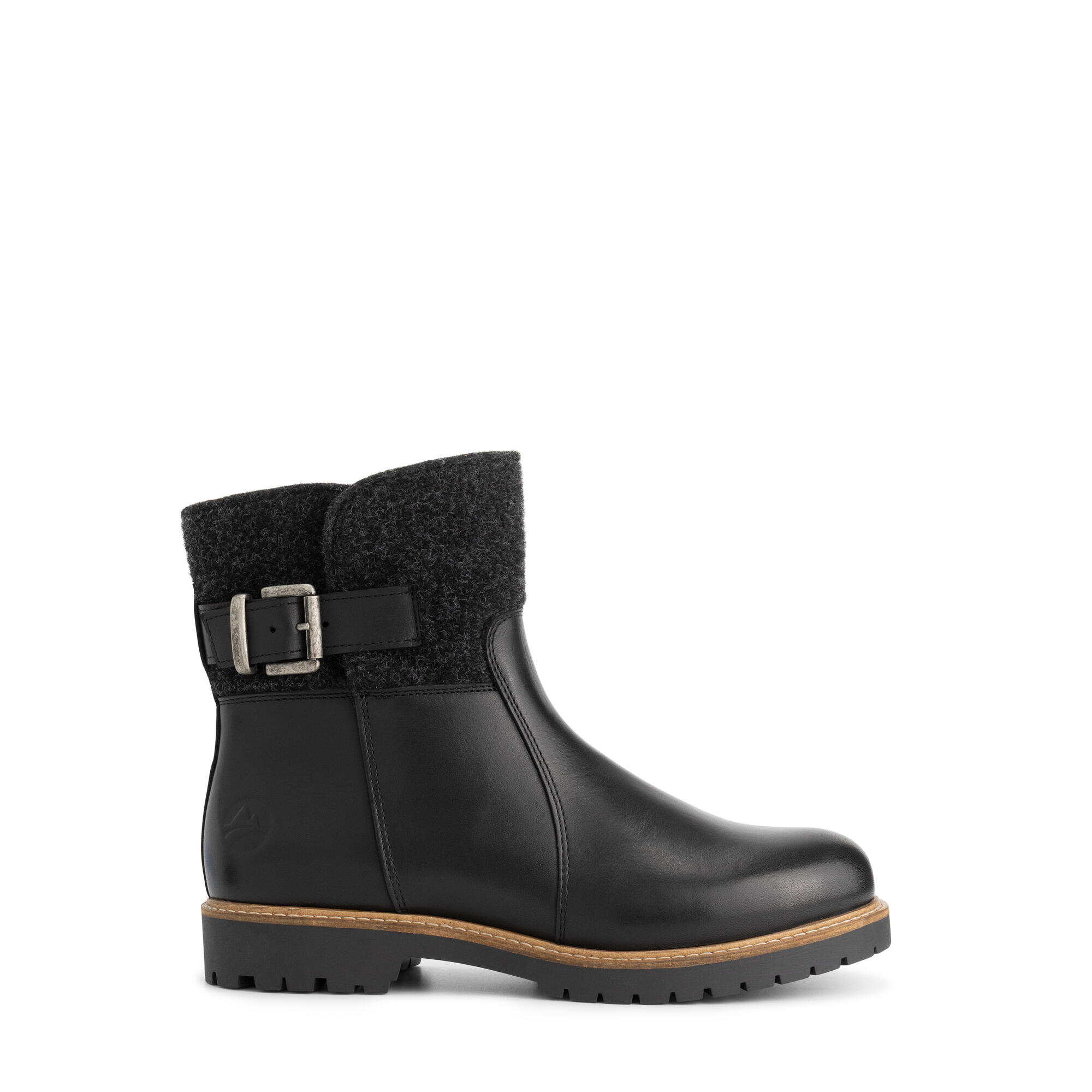 Botines Orkla mujer - Lana/Fieltro - Negro 3/6