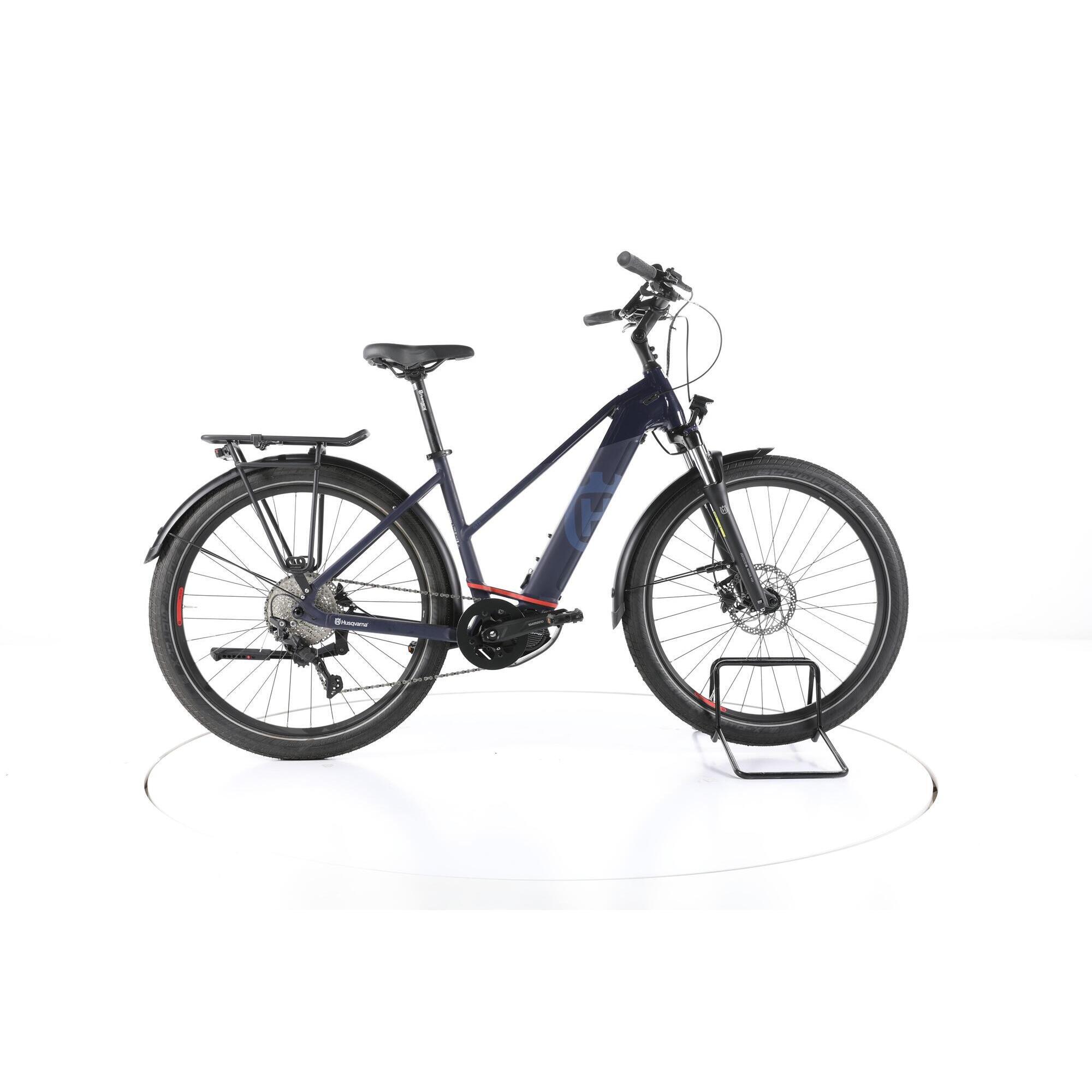 Husqvarna E-bicycles - Reconditionné - Husqvarna Gran Tourer Gt2 Vélo Électrique Femmes  - Très Bon - Vélo De Voyage - Bleu - Moyen - Decathlon