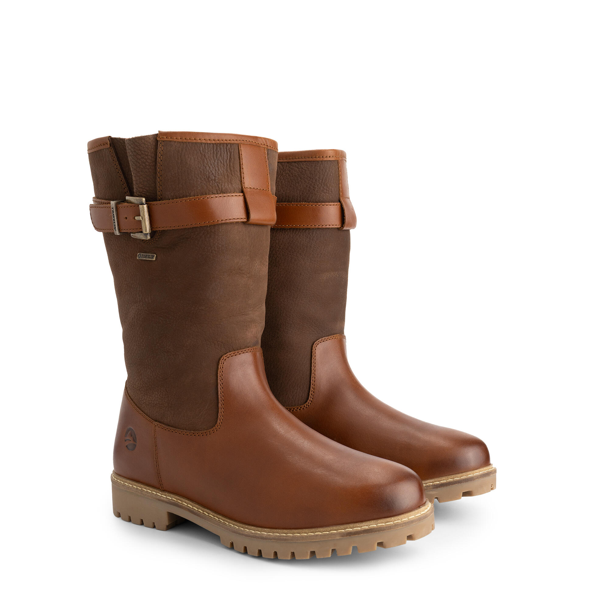TRAVELIN' Troms Herren - Outdoor-Stiefel - Wasserdicht - Cognac