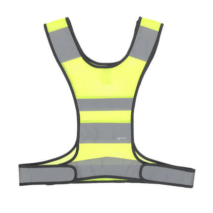 Gilet Réfléchissant Jaune Néo Jacket pour Cyclistes et Coureurs Taille L/XL