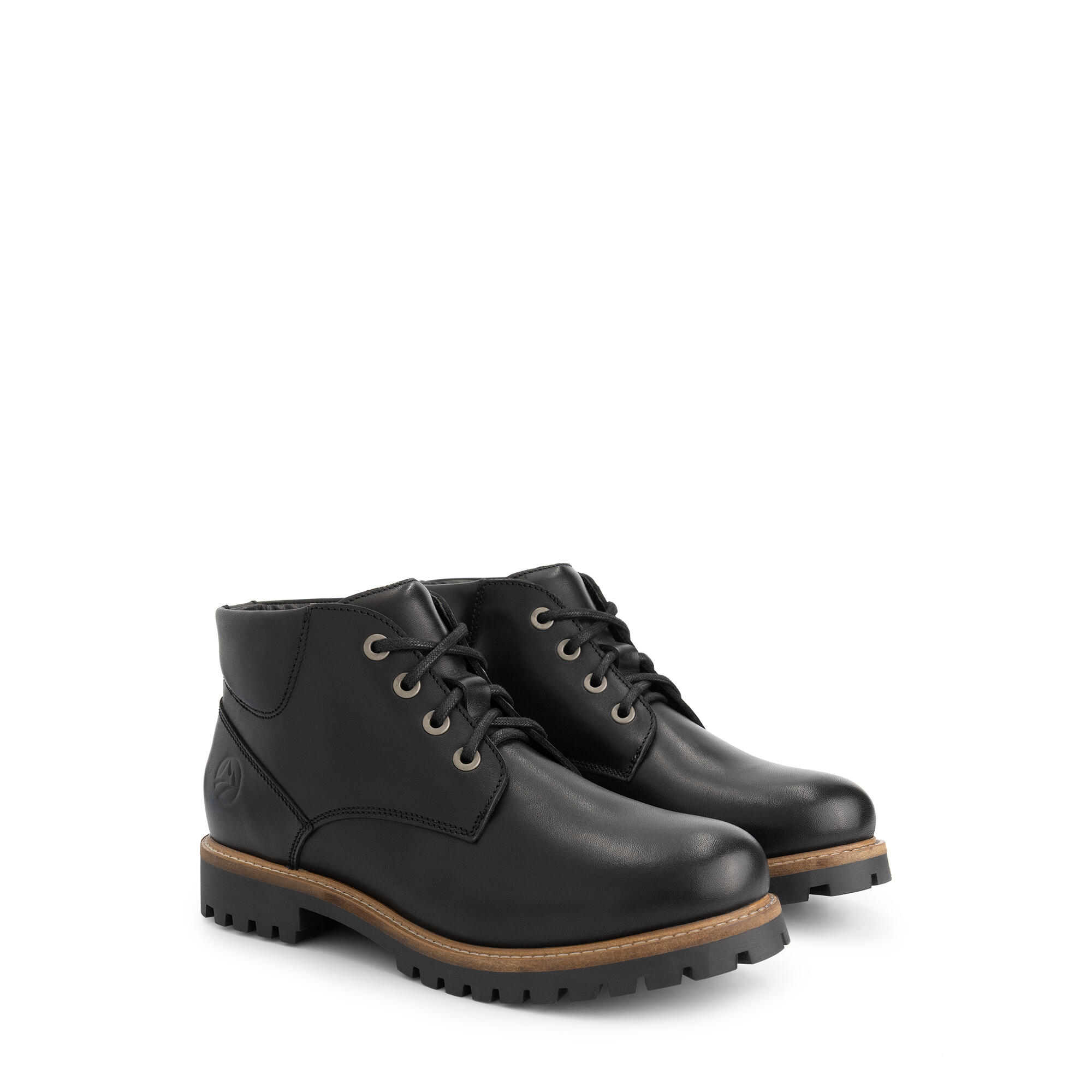 Travelin' - Tohuse Homme - Bottes À Lacets - Cuir - Noir - Bottes - Noir - Decathlon