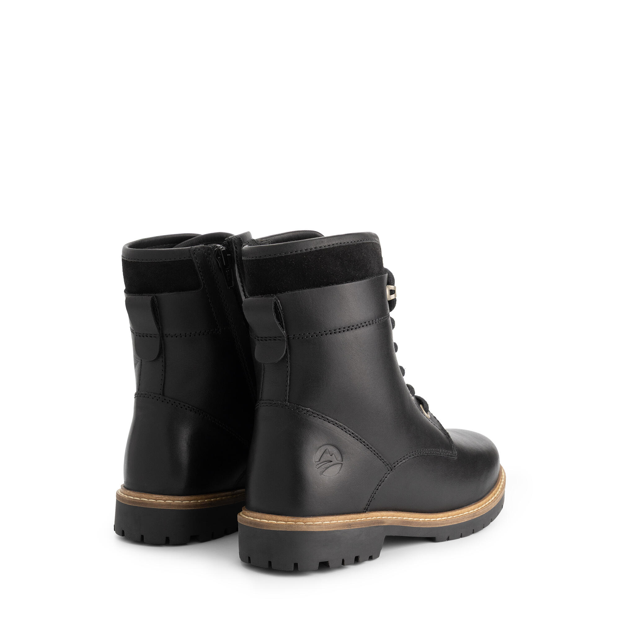 Larvik Dames - Veterboots - Wolgevoerd - Zwart 2/7