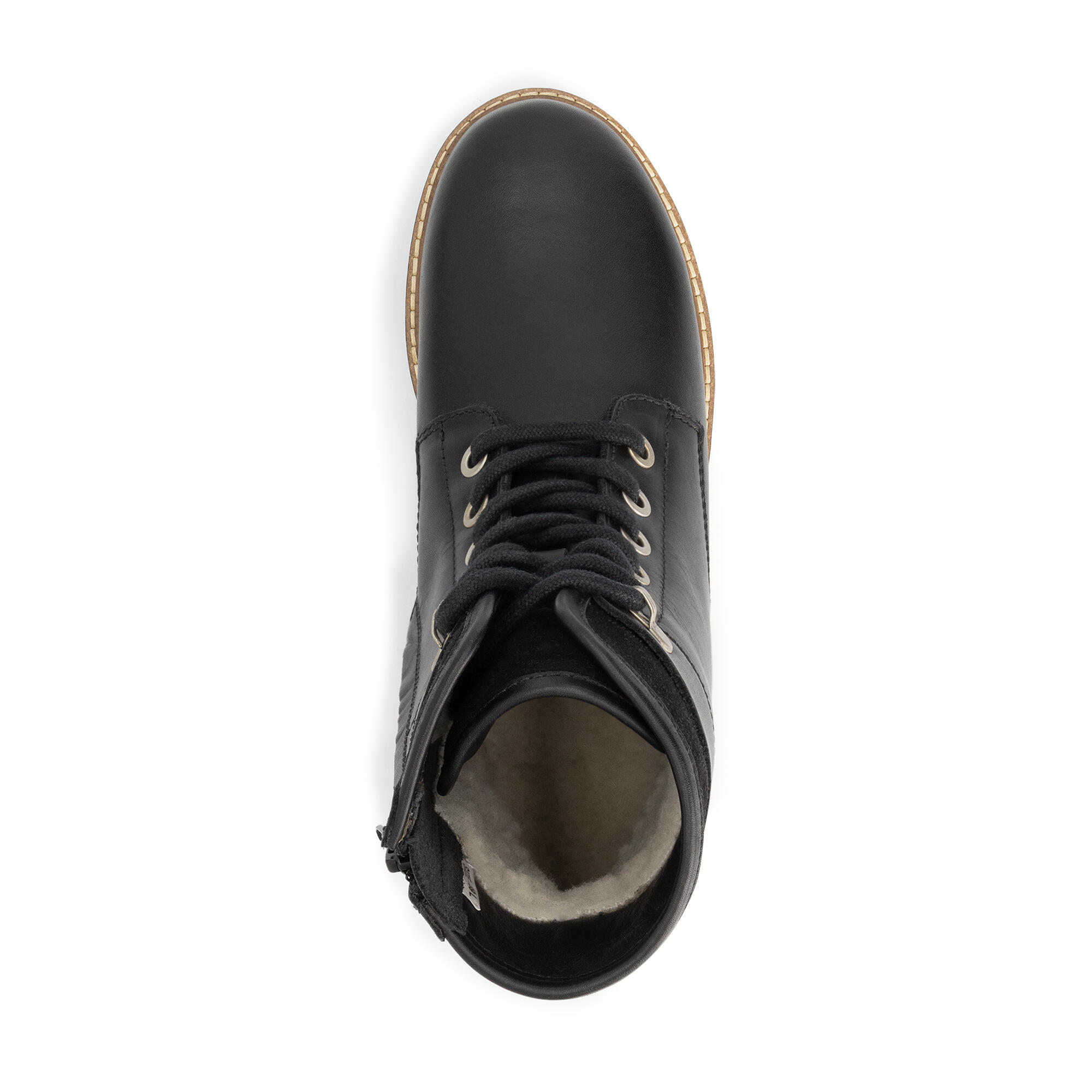 Larvik Dames - Veterboots - Wolgevoerd - Zwart 5/7