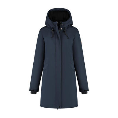 Elina dames - softshell winterjas - gevoerd - navy