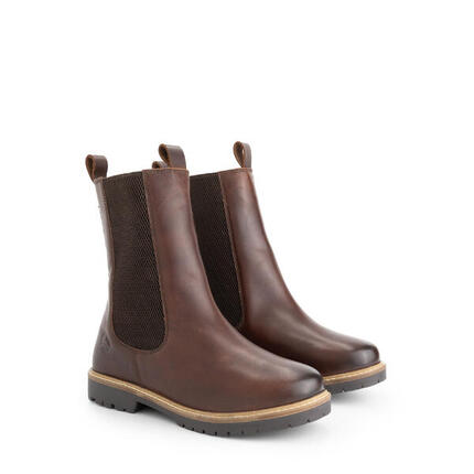 Ferring Damen - Chelsea boots - Wolle gefüttert - Braun