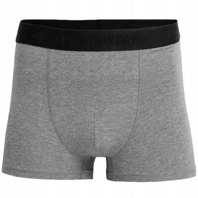Heren boxershorts (grijs/zilver)