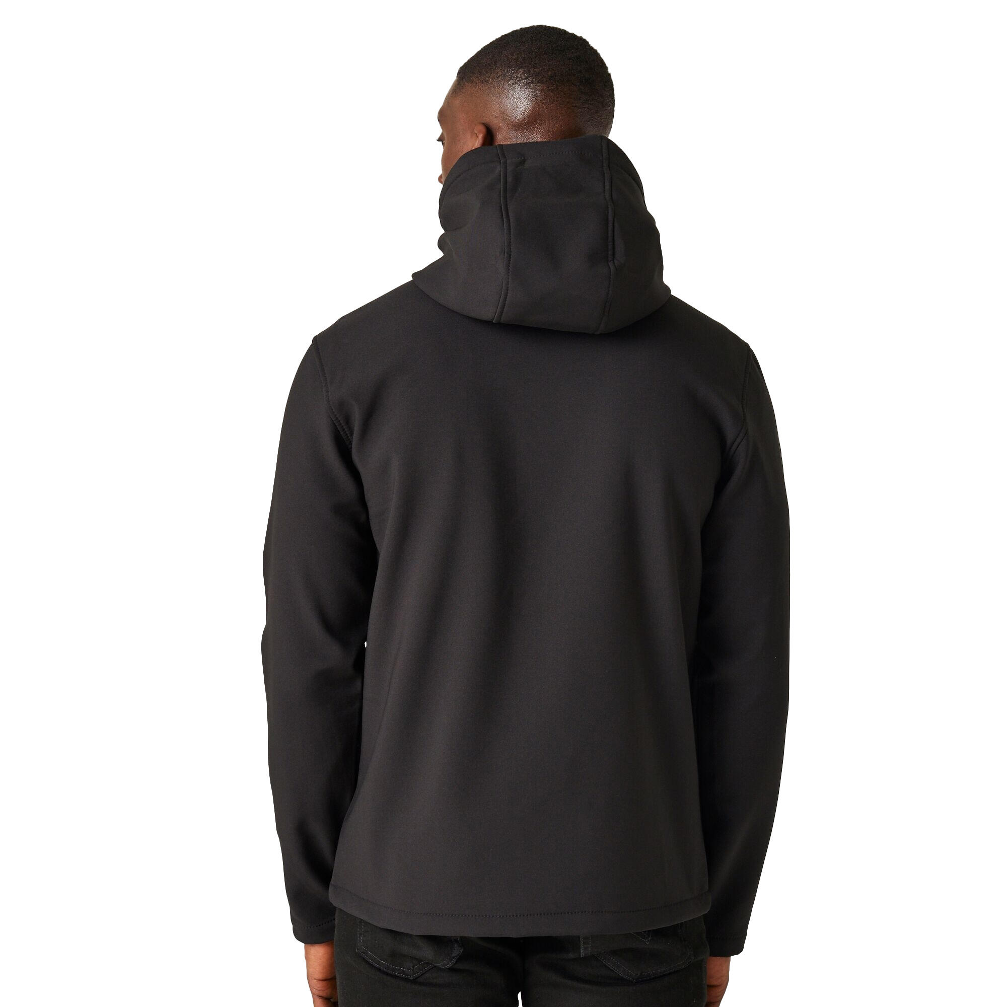 Veste Softshell Homme (Noir / Rouge Classique) 3/5