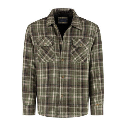 MGO Duke Herren - Übergangsjacke/Shacket - Gefüttertes Overshirt - Grün