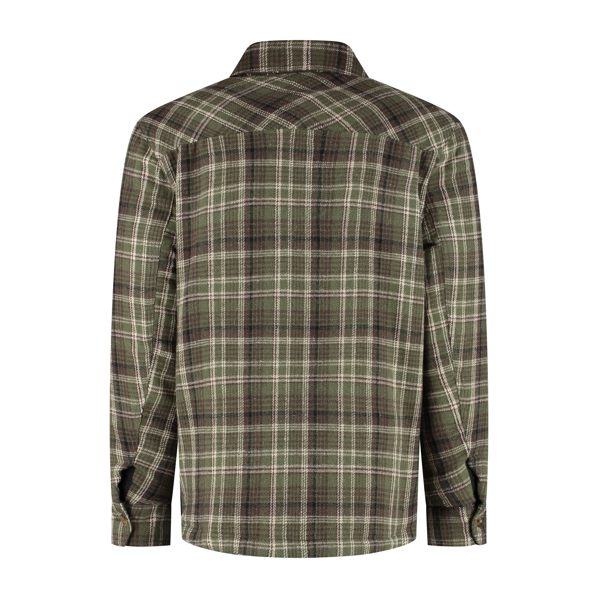 Duke Heren - Tussenjas/Shacket - Gevoerd overshirt - Groen 5/7