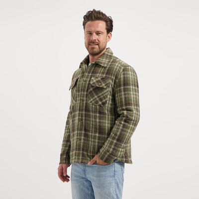 MGO Duke Herren - Übergangsjacke/Shacket - Gefüttertes Overshirt - Grün