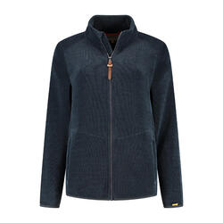 MGO Willow Femmes - Cardigan d'extérieur - Polaire contrecollée - Bleu marine