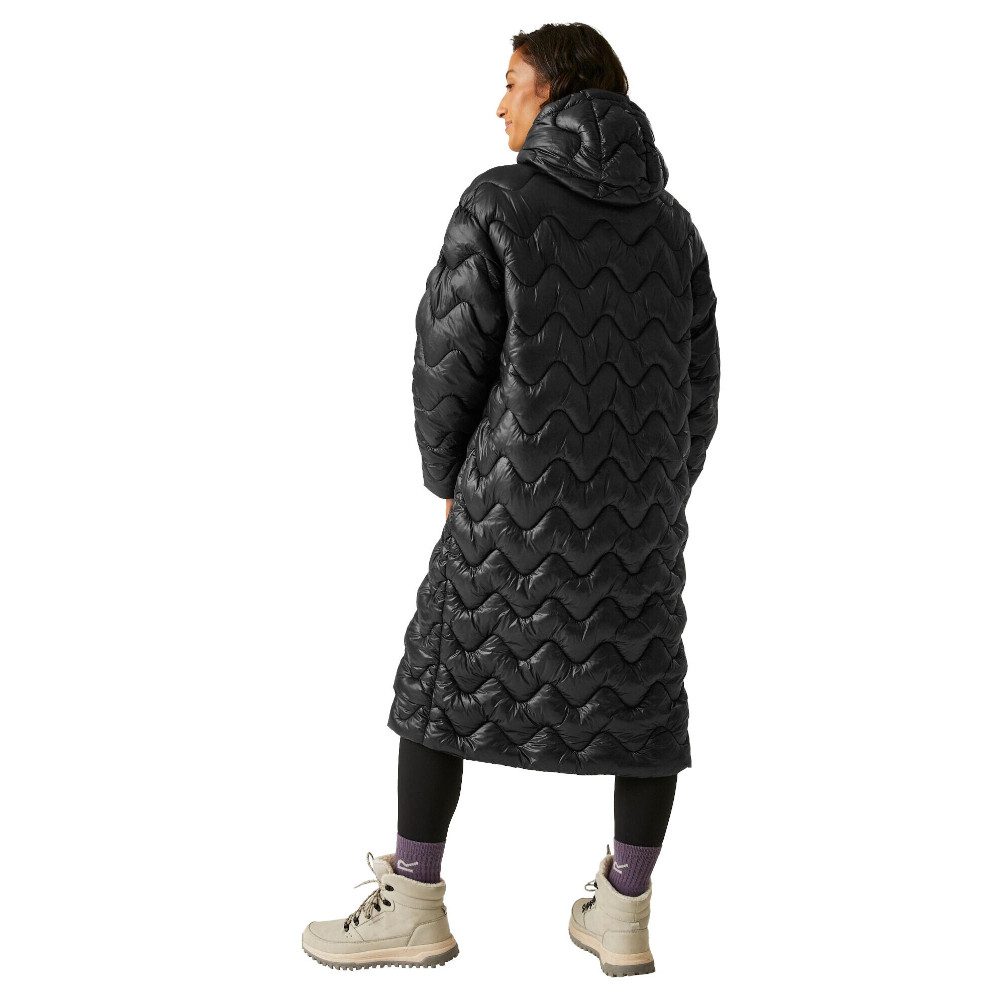 Womens/Ladies Cambrie II Quilted Jacket (Black) 3/5