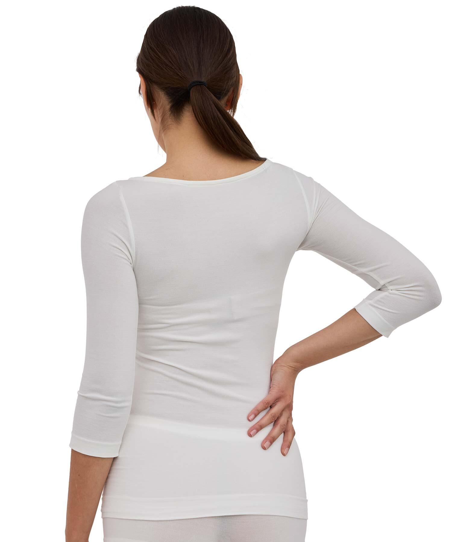 Koszulka damska rękaw 3/4 z wełną Brubeck COMFORT MERINO 2/5