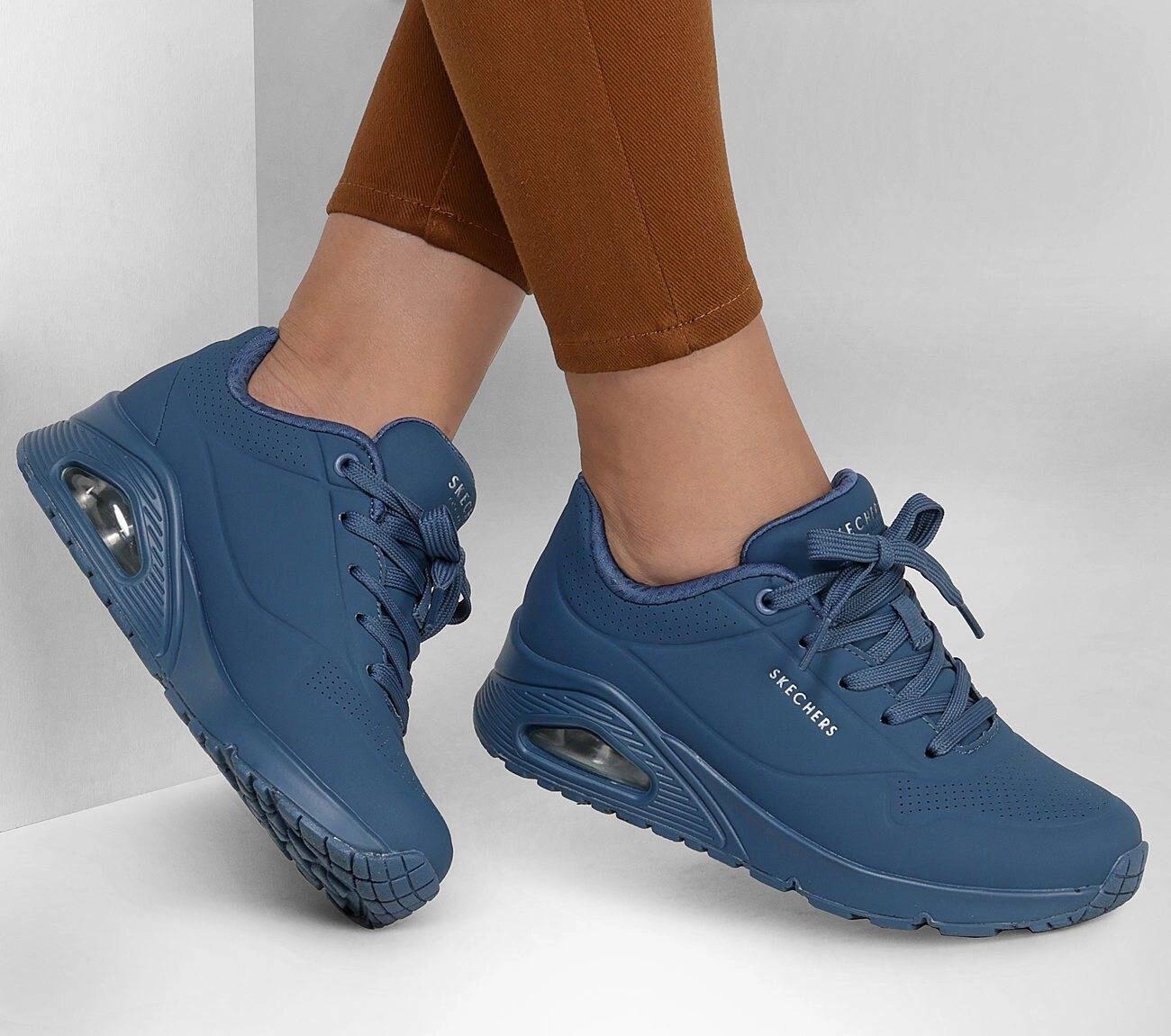 SKECHERS Uno Stand On Air dames sneaker, blauw 2/5