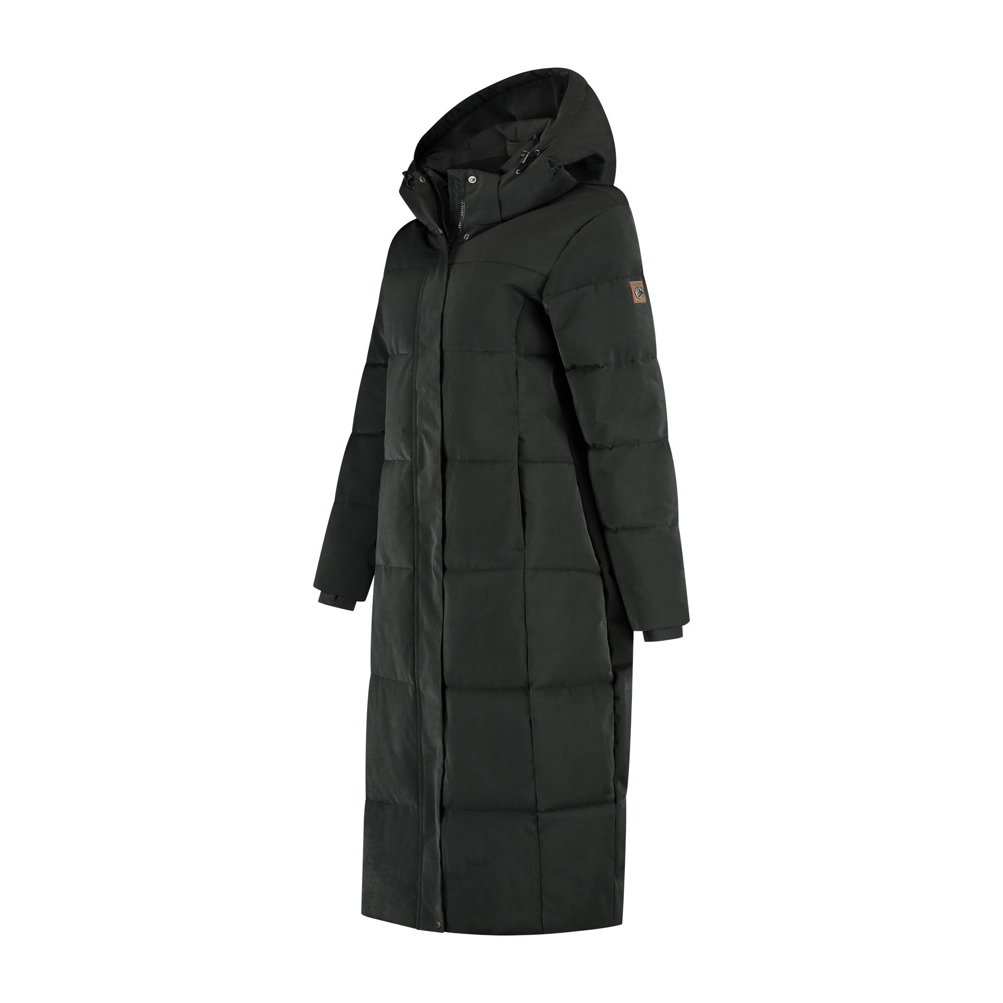 Freya Dames - Puffer winterjas - Getailleerd - Zwart 3/7