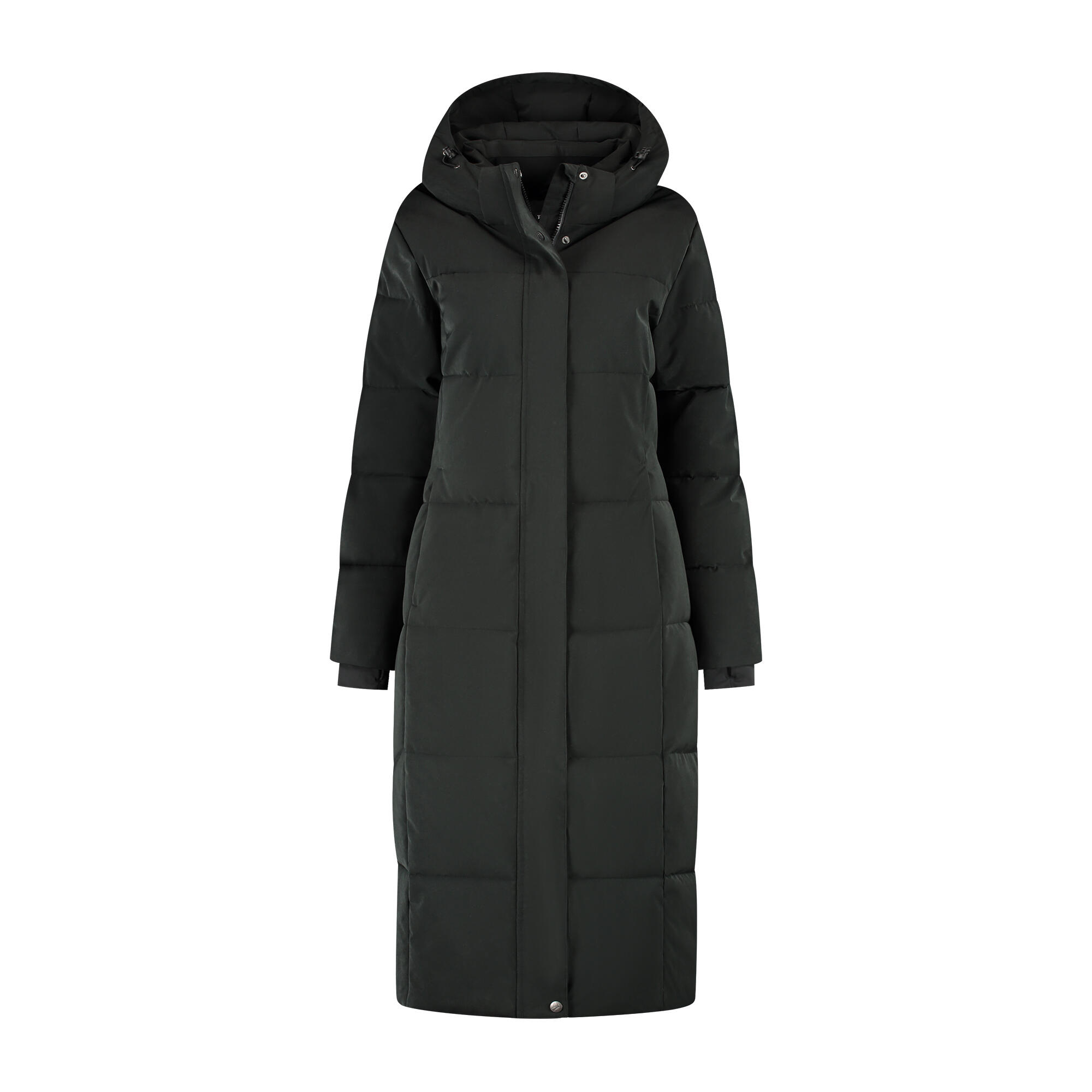 Freya Dames - Puffer winterjas - Getailleerd - Zwart 2/7
