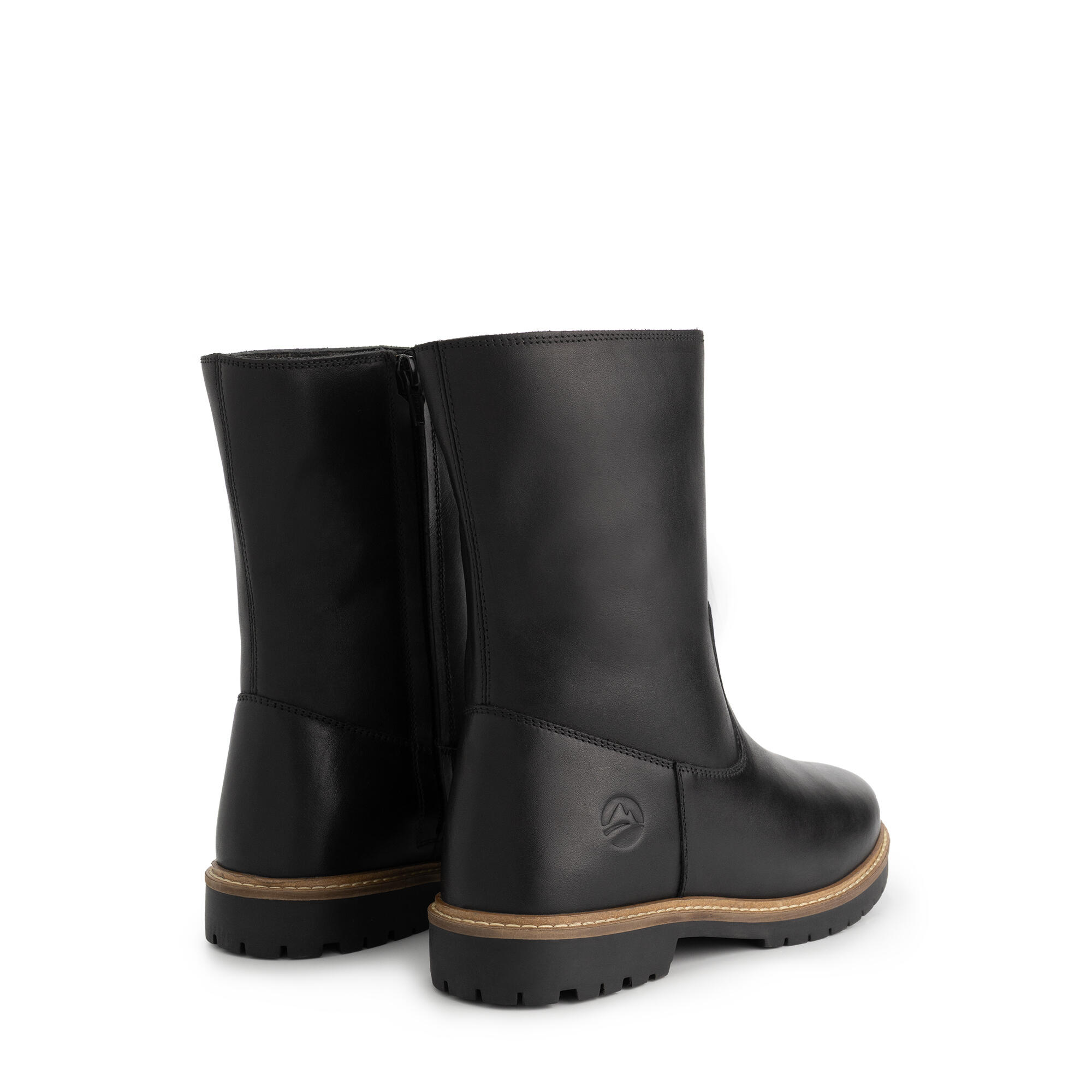 Nexo Damen – Stiefel – mit Wolle gefüttert – Schwarz 2/6