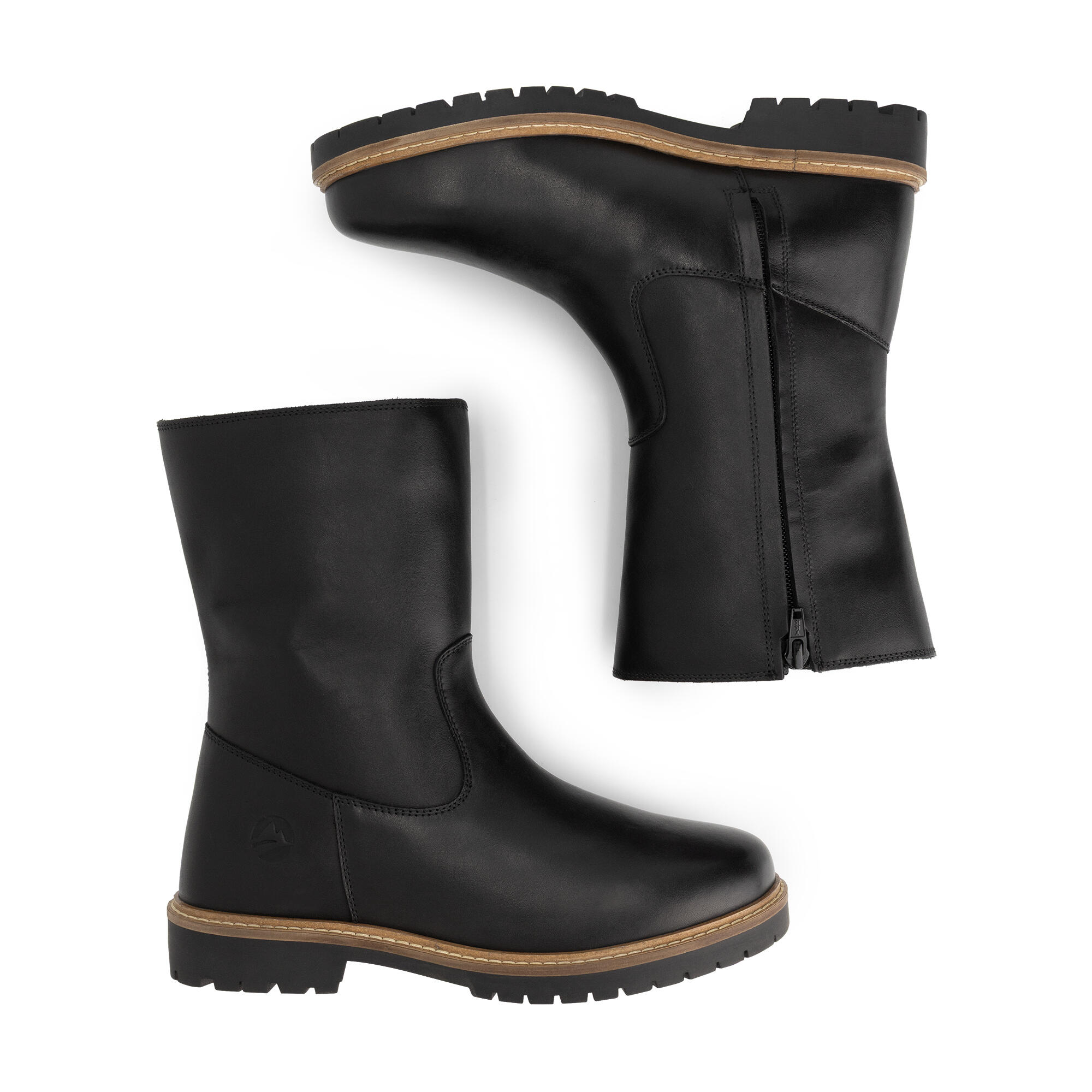 Nexo Damen – Stiefel – mit Wolle gefüttert – Schwarz 4/6