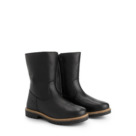 Nexo Damen – Stiefel – mit Wolle gefüttert – Schwarz