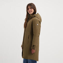 Ginser Femme - Veste 3 en 1 - Imperméable - Marron