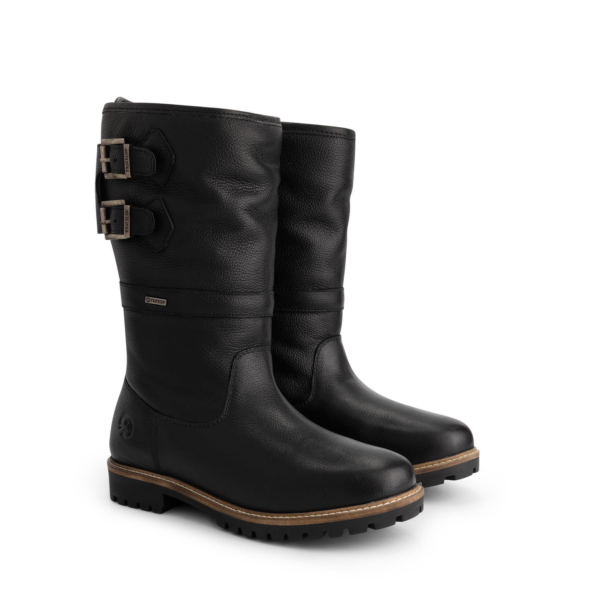 TRAVELIN' Travelin' Klondike Herren - Outdoor-Stiefel - Wasserdicht - Schwarz