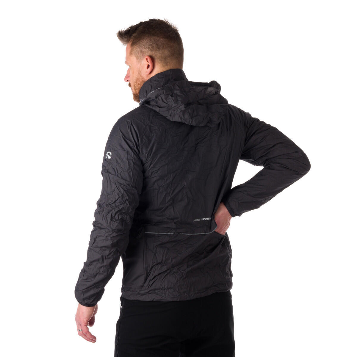 Pánská nepromokavá multisportovní bunda sbalitelná 2L NORTHKIT 4/7