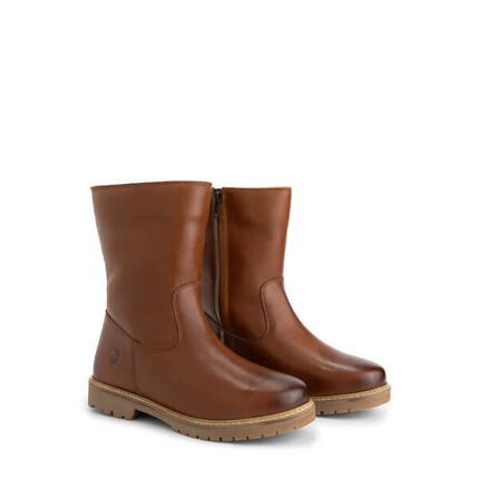Bjornstad Damen - Stiefel - Wolle gefüttert - Cognac
