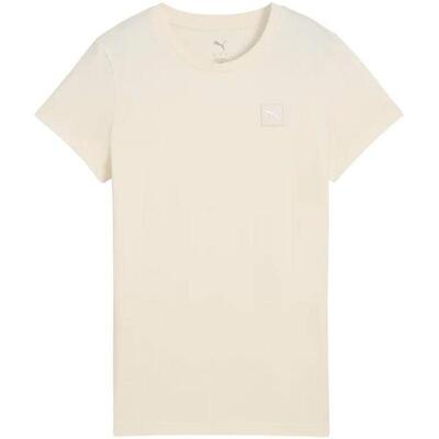 Camiseta ESS Elevated para Mujer Beige