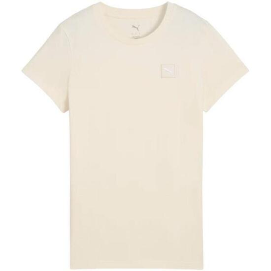 Camiseta ESS Elevated para Mujer Beige