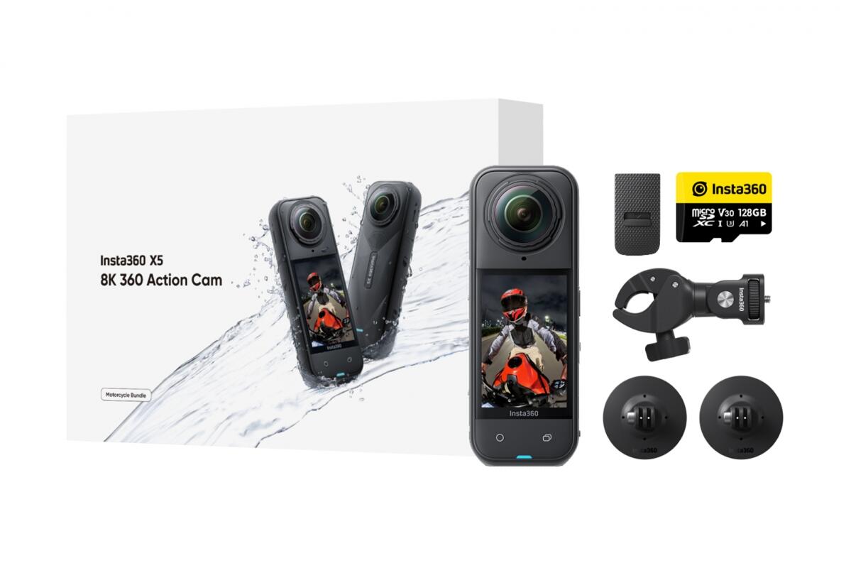 Akční kamera Insta360 X5 Motocyklový balíček 2/2