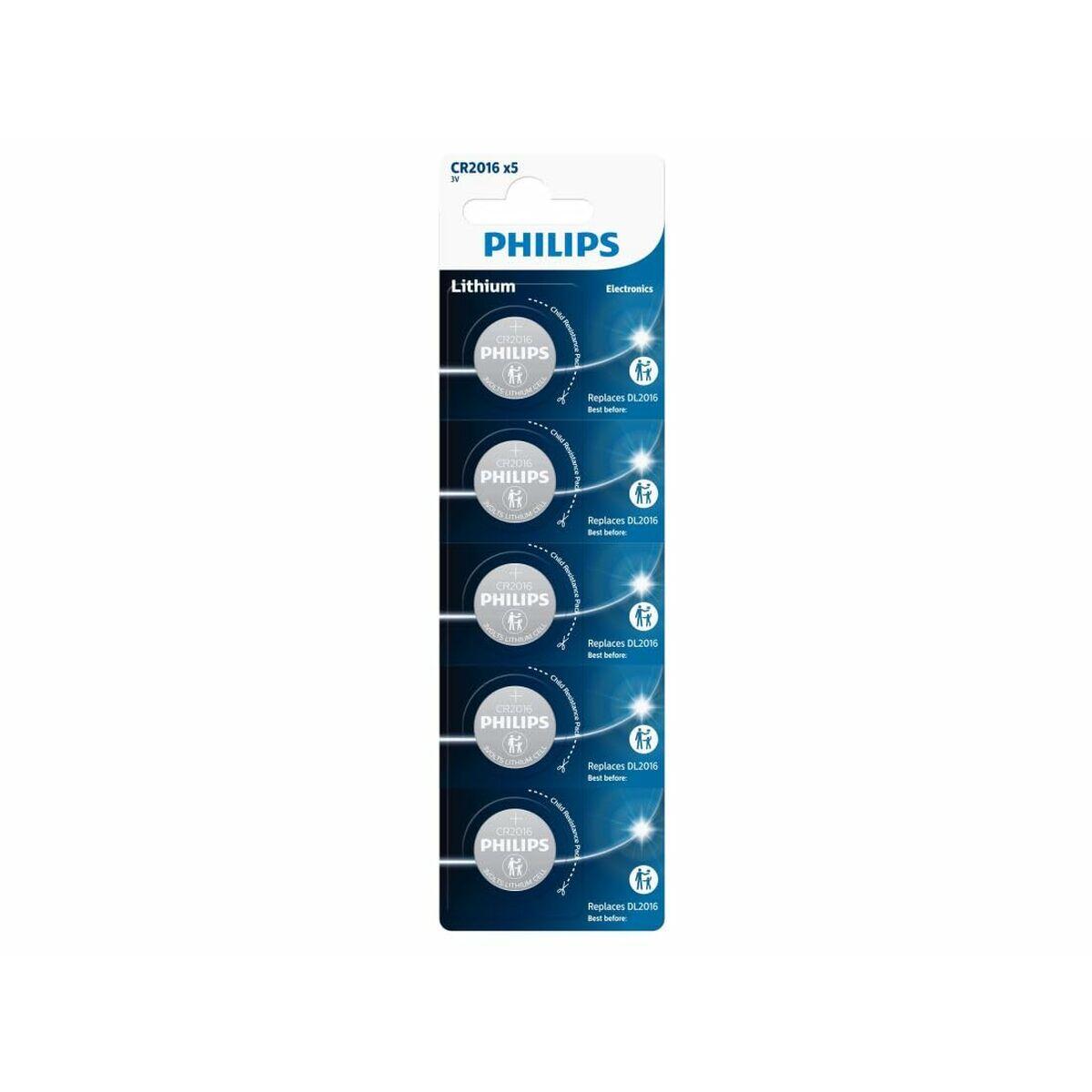 Lithium Knoopcel Batterij Philips CR2016P5/01B Lithium 2/4