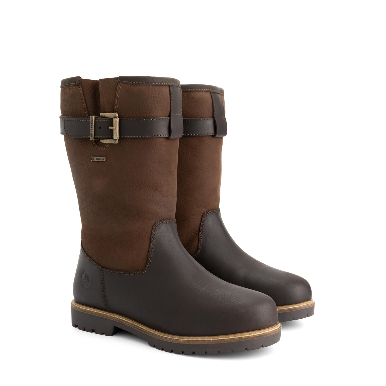 TRAVELIN' Finnberg Damen - Outdoor-Stiefel - Wasserdicht - Braun