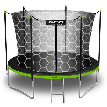 Trampolina ogrodowa z siatką wewnętrzną Neo-Sport 183cm 6ft