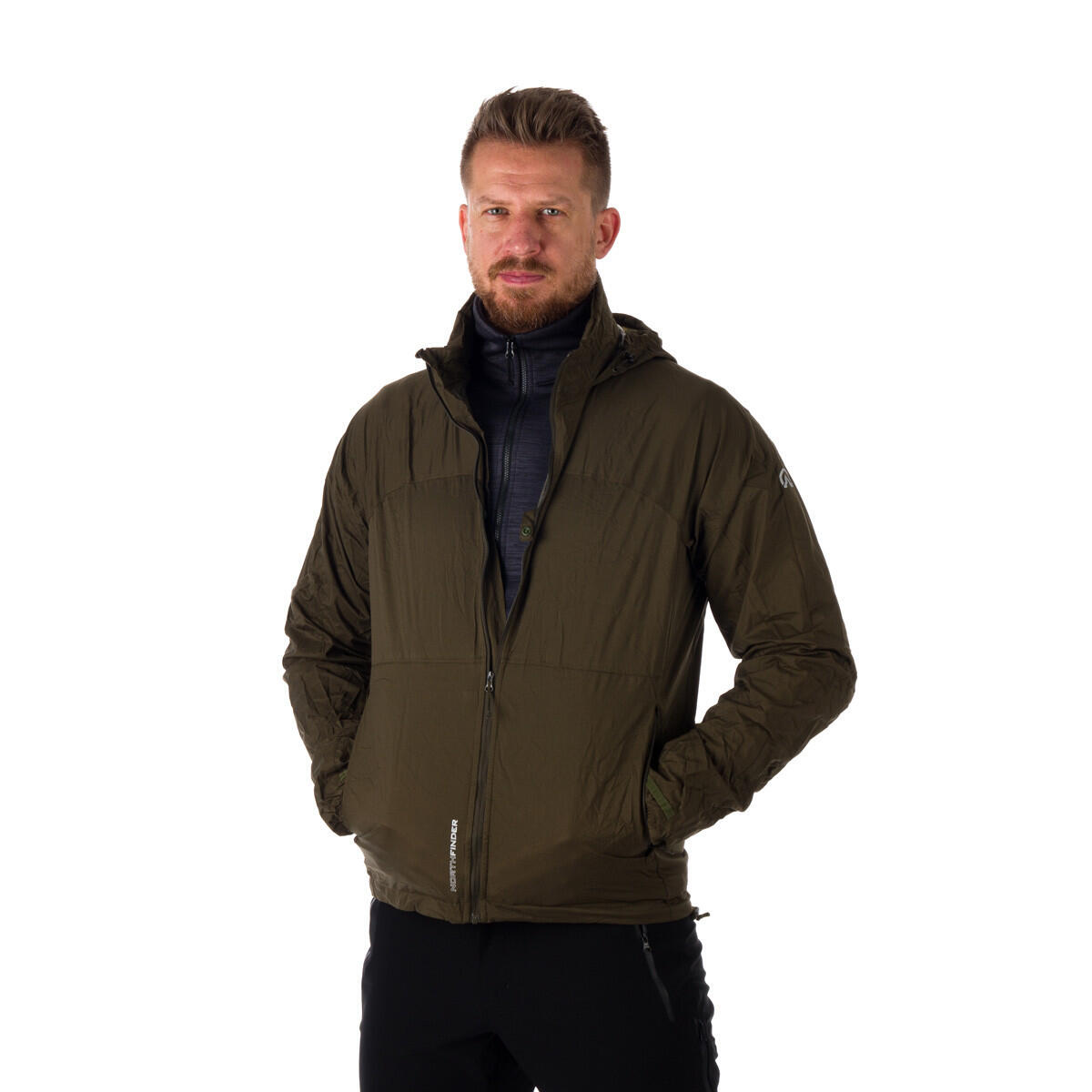 Pánská nepromokavá multisportovní bunda sbalitelná 2L NORTHKIT 2/7