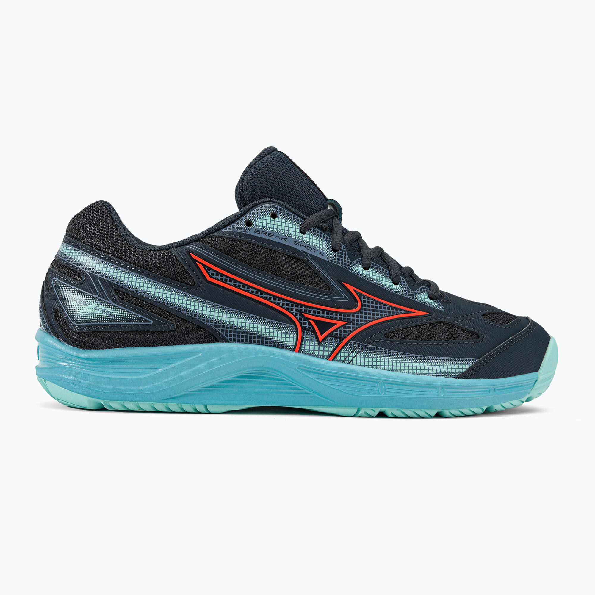 Buty do tenisa Mizuno Break Shot 4 AC collegiate blue/ soleil/ tanager turquoise 2/7