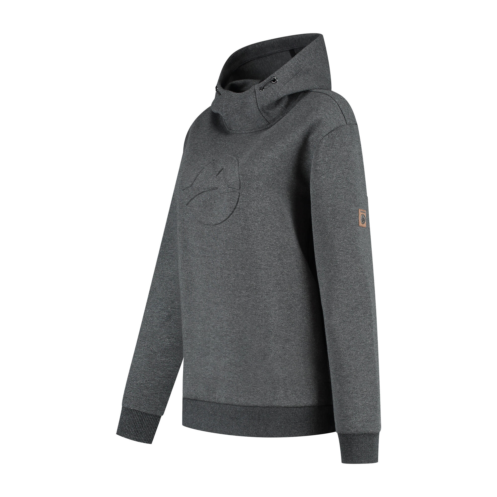 Lona Dames - Outdoortrui - Hoodie - Donkergrijs 3/5