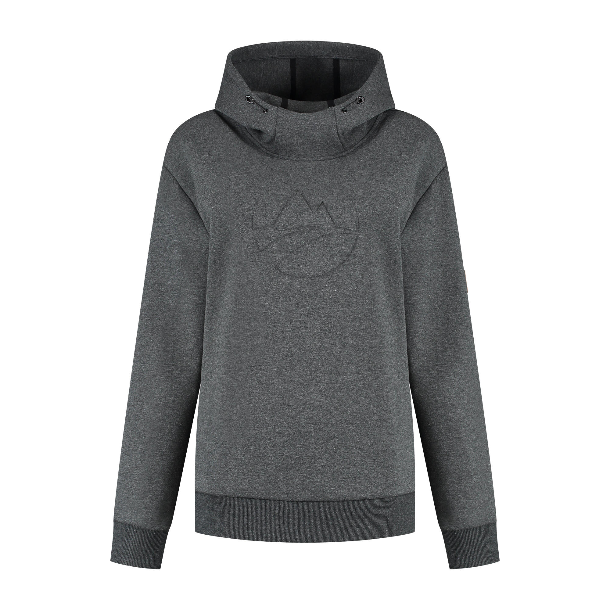 Lona Dames - Outdoortrui - Hoodie - Donkergrijs 2/5