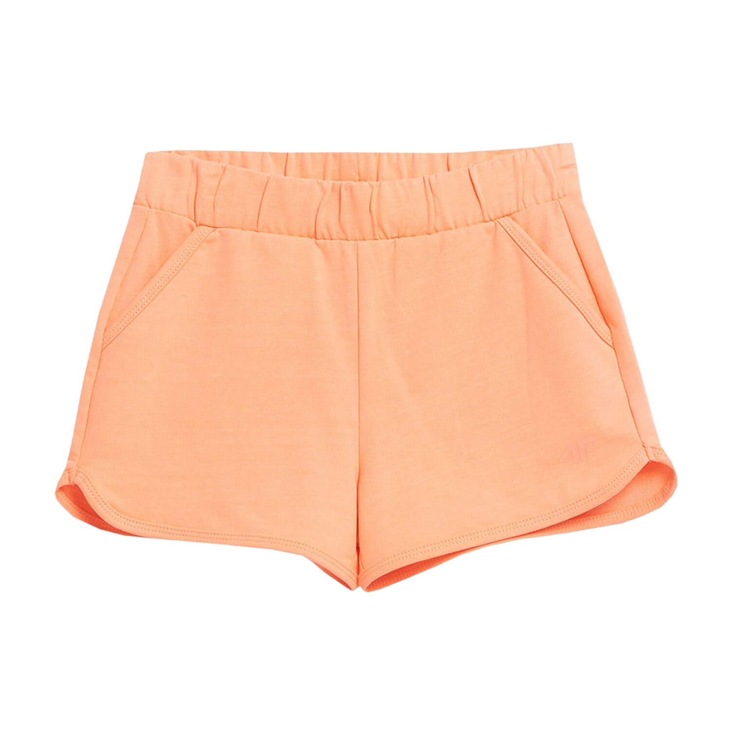 Shorts met meisjeslogo (Oranje) 2/3