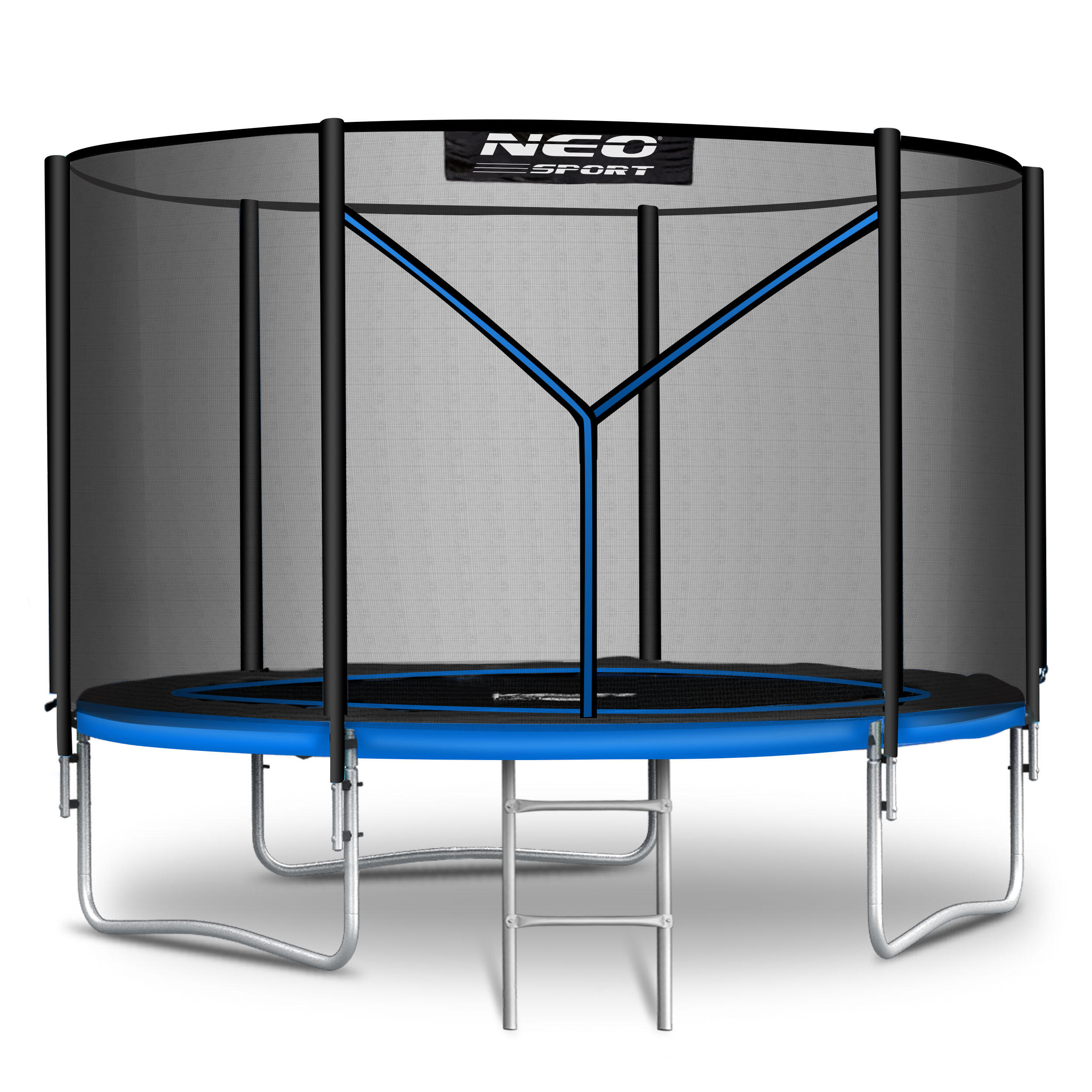 Trampolin Gartentrampolin Kindertrampolin Sicherheitsnetz Neo-Sport 252 cm 8FT 2/7