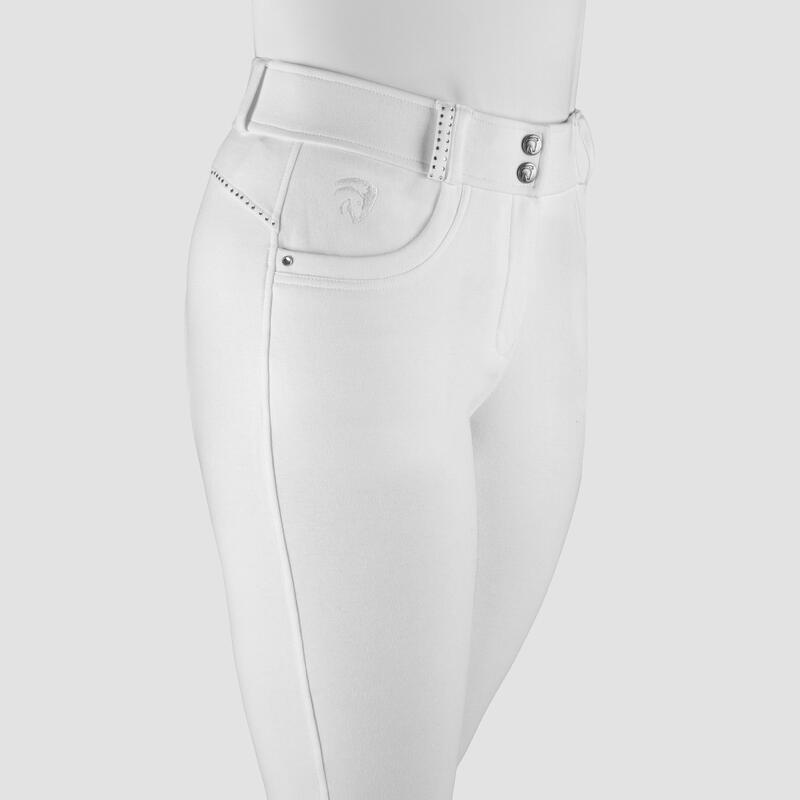 Pantalon Cavalier Homme HORKA Trainer Neuf Pantalon D'équitation Homme HORKA Trainer Blanc – Genouillère En Cuir – Taille 56 – Neuf Pantalon équitation Horka