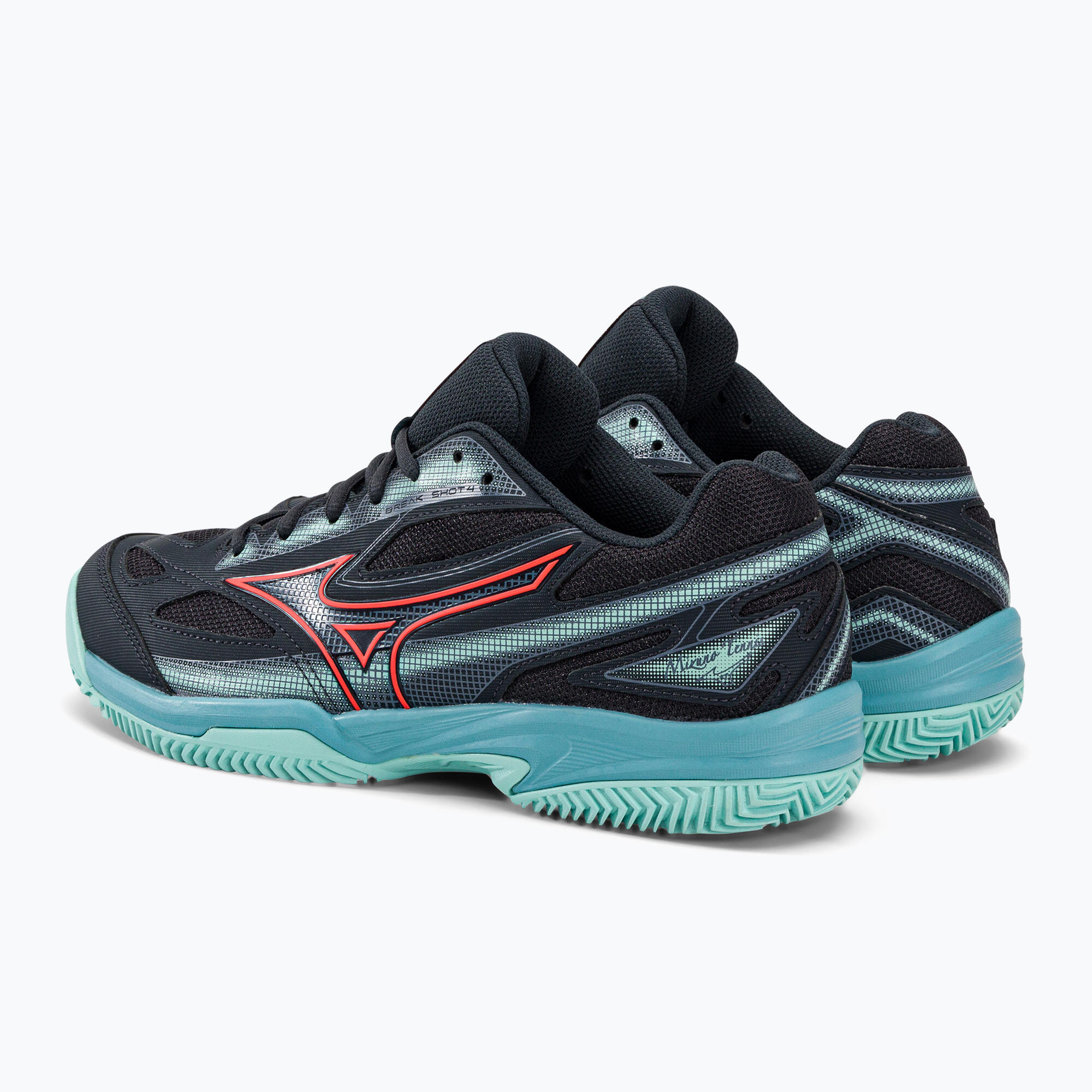 Buty do tenisa Mizuno Break Shot 4 CC collegiate blue/ soleil/ tanager turquoise 3/7