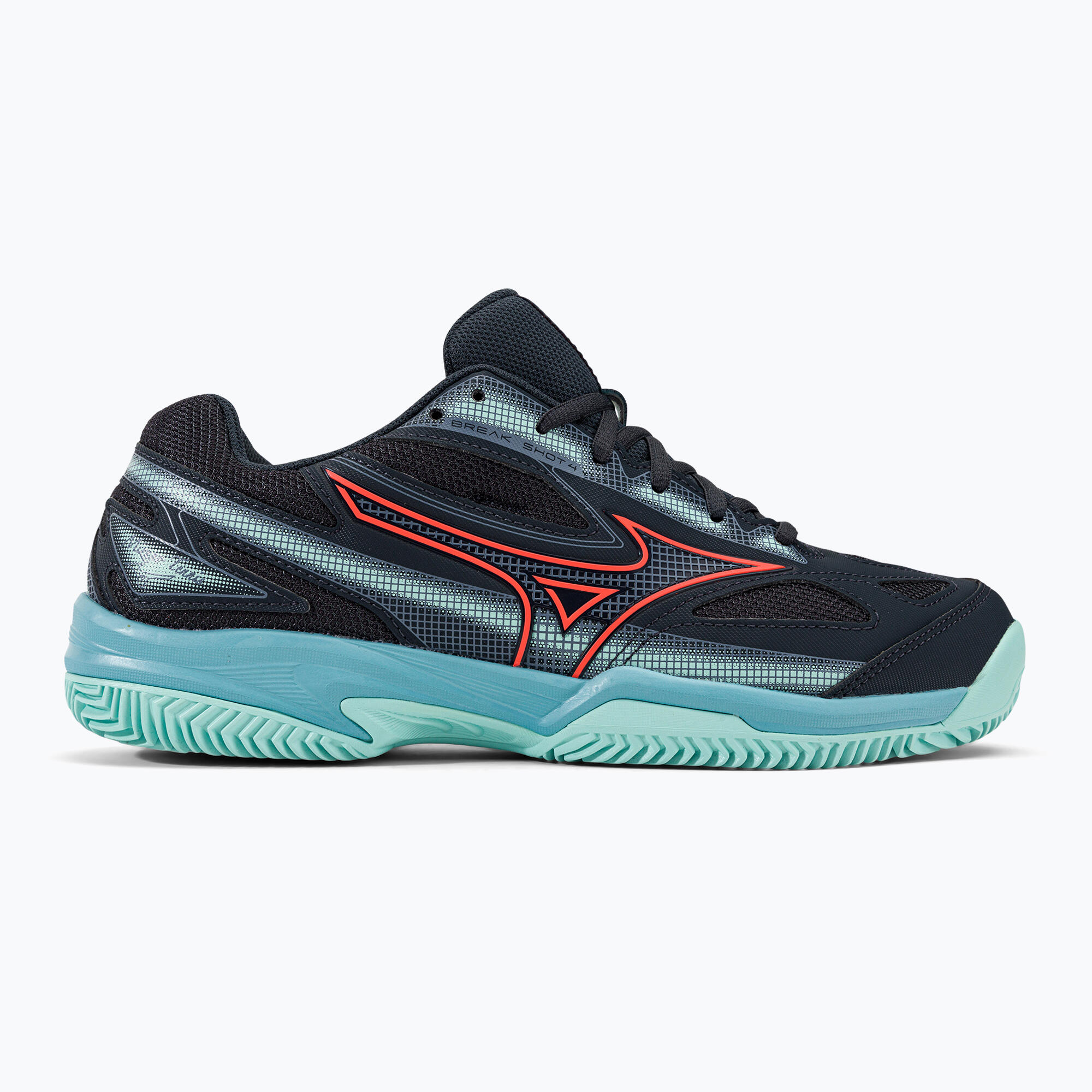 Buty do tenisa Mizuno Break Shot 4 CC collegiate blue/ soleil/ tanager turquoise 2/7