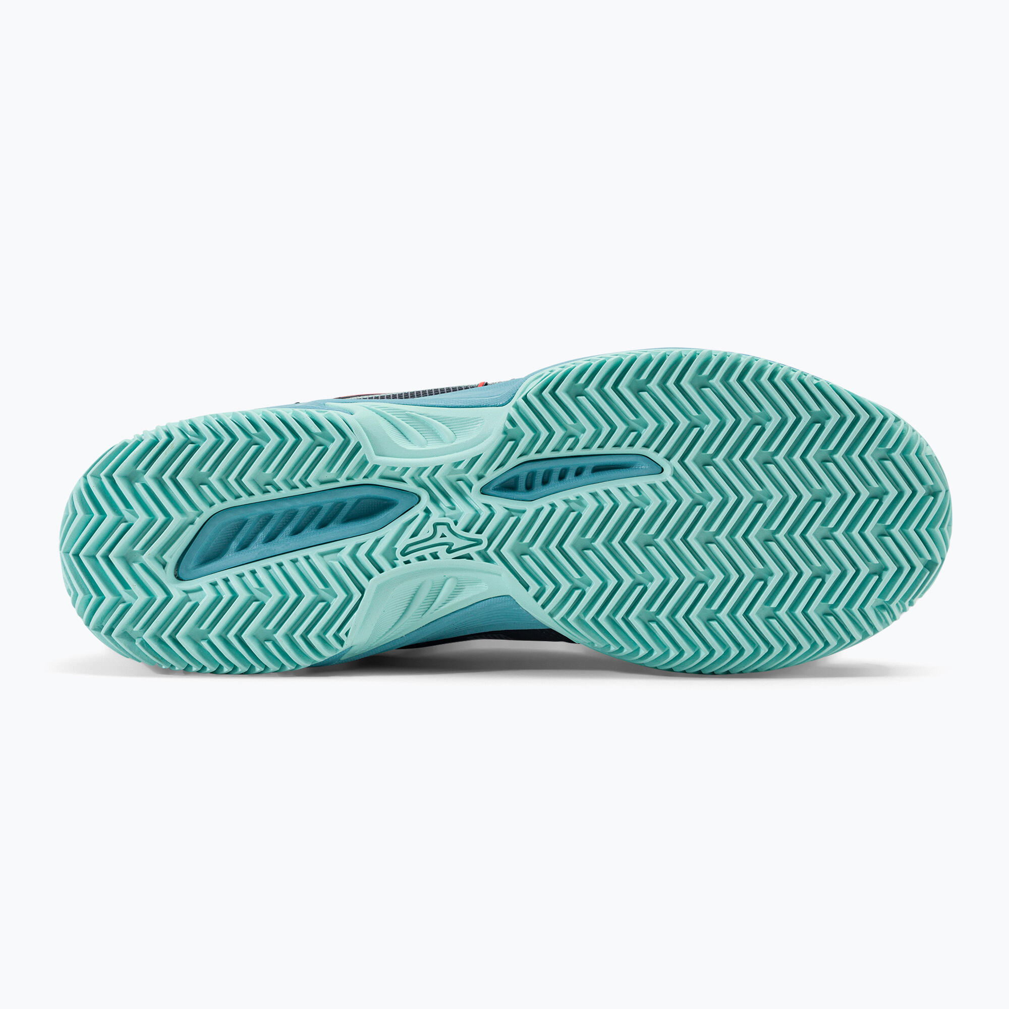 Buty do tenisa Mizuno Break Shot 4 CC collegiate blue/ soleil/ tanager turquoise 5/7