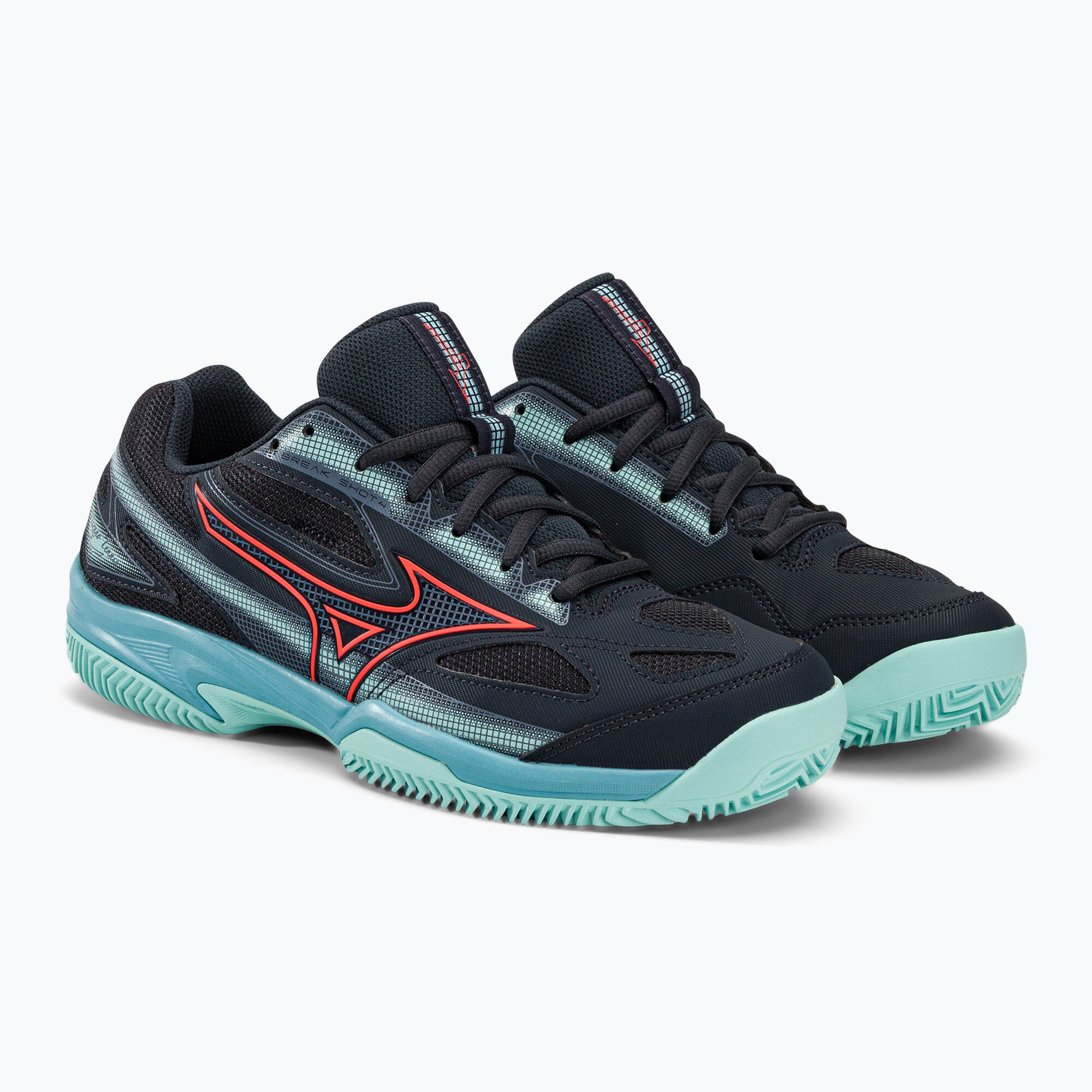 Buty do tenisa Mizuno Break Shot 4 CC collegiate blue/ soleil/ tanager turquoise 4/7