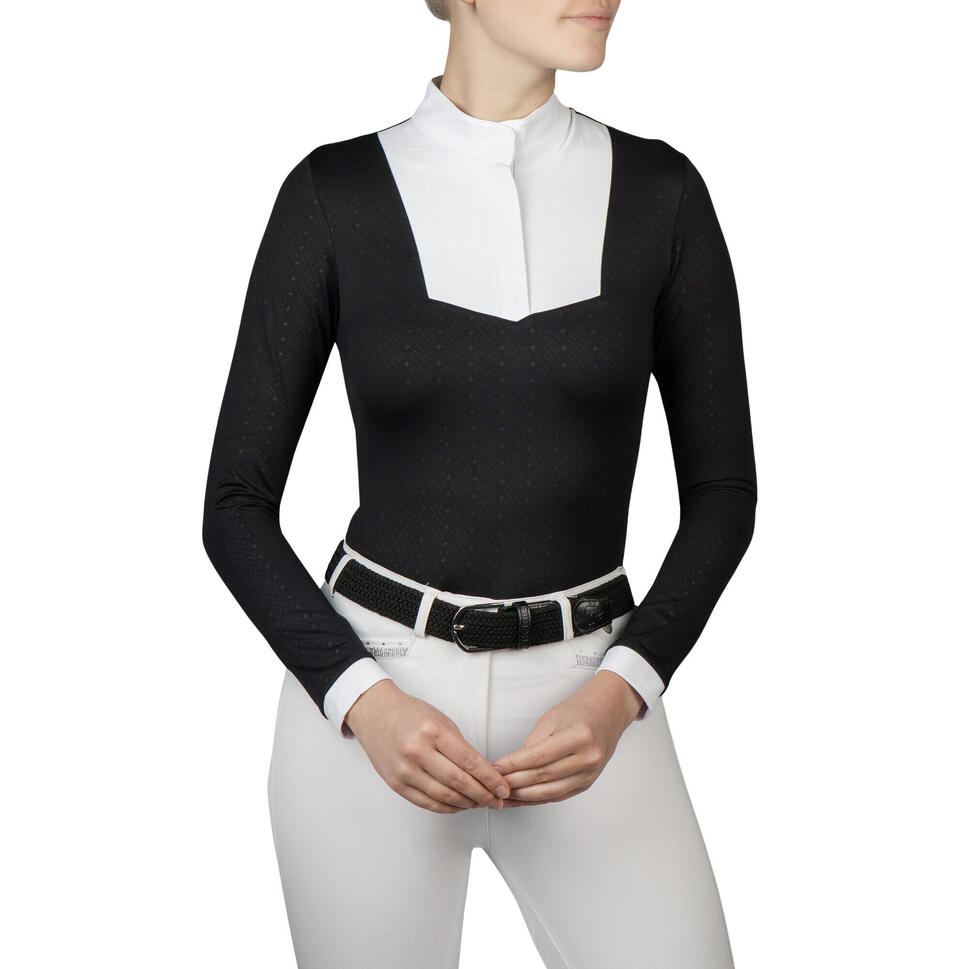 Damska konkursowa koszulka polo z długim rękawem Horka Taylor